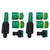 2 Set G1/2 Hose Pipe Water Sprayer Connector Set Water Watering Garden Irrigation Fitting