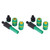 2 Set G1/2 Hose Pipe Water Sprayer Connector Set Water Watering Garden Irrigation Fitting