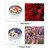 Soy Wax Candle in Metal Tin Dry Flower Crystal Stone Aromatherapy Candles for Bath Healing Spa Meditation Gift for Women