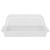 Rectangular Butter Cutting Box with Lid Portable Butter Storage Box for Home KitchenWhite