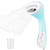 Steamer for Clothes 1100W Powerful 20s Fast Heat-up Handheld Garment Steamer 150ml Detachable Water Tank Portable Wrinkle Remover Steam Iron Works on All Fabrics for Travel Home