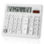 Desk Calculator 12 Digit with Big Buttons, Desktop Dual Power Calculator with Large Display for Office, School, Home