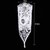 Vintage Syle Ivory Lace Flower Bride Bridal Rhinestone Sexy Fingerless Gloves Wedding Ivory