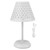 LED Rechargeable Cordless Table Lamp Touch Dimmable Bedside Lamp Desk Light for Bedroom Living Room Office Restaurant Bar White
