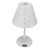LED Rechargeable Cordless Table Lamp Touch Dimmable Bedside Lamp Desk Light for Bedroom Living Room Office Restaurant Bar White