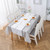 Tablecloth Waterproof Simple Style PEVA Material Decorative Table Cover for Kitchen Dining Room English Gray Plaid