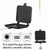 Panini Press Sandwich Machine Aluminum Alloy Double Sided Heating Nonstick Grilled Sandwich Breakfast Maker with Handle