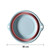 Baby Wash Basin Household Portable Folding Basin Plastic Clothes Vegatable Washing BasinL Blue