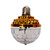 LED Full Color Rotating Lamp RGB LED Color Changing Light Bulb for Party Homes BirthdaysGolden Bulb (6 Colors)
