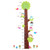 Owl Tree Height Growth Chart Wall Stickers Measure Decal Removable Kid Decor