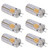 6Pcs LED Bulb Easy Install Light Transmission Uniform Light Output Color Bulb for Party Home 12VBlue