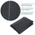 2X5M Garden Ground Weed Control Fabric, Ground Cover Weed Barrier Fabric for Garden/Home Use