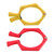2PCS Sublimation Cup Clamp ABS Nonslip Tumbler Wrapping Clamp for Sublimation Paper Tumblers Orange Red and Yellow