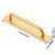 Self Stick Cabinet Drawer Handles Pulls Aluminum Alloy Drawer Push Pull Handles Punch Free Adhesive Handle for Kitchen Cabinet Drawer Window Sliding Closet