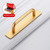 Self Stick Cabinet Drawer Handles Pulls Aluminum Alloy Drawer Push Pull Handles Punch Free Adhesive Handle for Kitchen Cabinet Drawer Window Sliding Closet