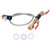 CO2 Universal External Hose Adapter G5/8-14 24in Dual Valve Soda PTFE Hose with ASA3000psi Gauge