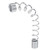 Pull Down Faucet Short Spring Stainless Steel High Pressure Rinse Sprayer Accessory