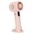 Smart Digital Display Handheld Fan Leafless Silent Small Turbine Fan Pocket Portable USB Electric Fan for Desktop Pink