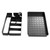 Baking Cake Mold Multipurpose Innovative Prevents Stick High Temperature Resistance Letters Numbers Cake Pan Set for DIY Baking Black