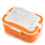 1.5L Portable Truck Electric Heating Lunch Box Food Warmer Container for Traveling (Orange 24V)