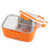 1.5L Portable Truck Electric Heating Lunch Box Food Warmer Container for Traveling (Orange 24V)