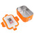 1.5L Portable Truck Electric Heating Lunch Box Food Warmer Container for Traveling (Orange 24V)