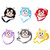 Plush Anime Shoulder Bag Cute Cartoon Character Purse Bag Toy with Adjustable Strap for Kids Birthday Christmas Halloween Gifts Black
