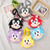 Plush Anime Shoulder Bag Cute Cartoon Character Purse Bag Toy with Adjustable Strap for Kids Birthday Christmas Halloween Gifts Black