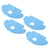 4pcs Mop Cloths Replacement Fit for Deebot Ozmo 930/610 Robotic Vacuum Cleaner