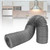 8m PVC Double Layer Aluminum Foil Flexible Ducting Exhaust Hose Pipe for Kitchen Ventilation
