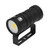 COB LED Diving Flashlight 100m Waterproof Underwater Torch with 3 Light Colors and 7 Lighting Modes