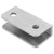 Rectangular Glass Fixing Clip 304 Stainless Steel Glass Clamp Holder for 8‑12mm Glass