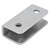 Rectangular Glass Fixing Clip 304 Stainless Steel Glass Clamp Holder for 8‑12mm Glass