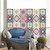 6 PCS 3D Flower Simulation Self adhesive Bathroom Kitchen Wall Stair Tile Sticker