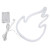 Flame Neon Sign Dual Power Supply Flame Neon Light for Wall Decor Bedroom Gaming Room SetupWarm White Light