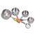 5PCS Kitchen Measuring Scoop with Scale Stainless Steel Coffee Measuring Spoon Baking Seasoning Spoon
