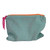 Makeup Pouch Large Capacity Cosmetic Travel Bag Waterproof Oxford Cloth Portable Toiletry Bag for Business Trip Camping Green Grid
