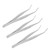 10PCS Stainless Steel Tweezer Curved Nippers Tools DIY Succulent Gardening Tools