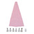 6pcs/set DIY Kitchen Gadgets Cream Pastry Bag Anti Corrosion Nozzles Cake Decor Tips ToolsPink