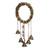 Hanging Witch Bell Handmade Decorative Witch Wind Chime with Meaningful Patterns for Door Handle Type A(15cm/5.9in Diameter)