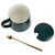 Cute Ceramic Coffee Mug Milk Tea Cup for Home Office with Lid Spoon Gift