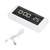 LED Alarm Clock Household Multifunctional Touch Screen Alarm Clock Indoor Temperature Meter Thermometer with USB Cable
