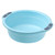Wash Basin Plastic Thicken Large Capacity Ant Slip Washing Face Clothes Basin for Home Dormitory M (12.8 X 3.9 X 9.1in)