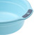 Wash Basin Plastic Thicken Large Capacity Ant Slip Washing Face Clothes Basin for Home Dormitory M (12.8 X 3.9 X 9.1in)