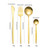 24Pcs Stainless Steel Dinnerware Set Kitchen Cutlery Set Knife Fork Spoon Flatware Tableware Minimalist Silverware