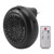 Black Electric Heater Mini Rapid Heating Simple Operation Table Electric Fan Heater Warmer  110‑240V 900W