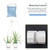 3L Automatic Plant Waterer Potted Flower Self Watering Devices Double Slow Release Irrigation Stake Drip Irrigation Kit System for Outdoor Indoor Plants
