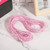 1.5mm 100m Elastic Stretch Round Beading Cord String Rope for DIY Jewelry MakingLight Pink