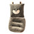 Integrated Lumbar Support Seat Cushion Super Soft High Comfort Lumbar Pillow Cushion Back Support Seat Cushion Grey