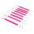 8Pcs Cake Fondant Decorating Tool Set Engraving Pen Cake Supplies DIY Baking ToolsRose Red